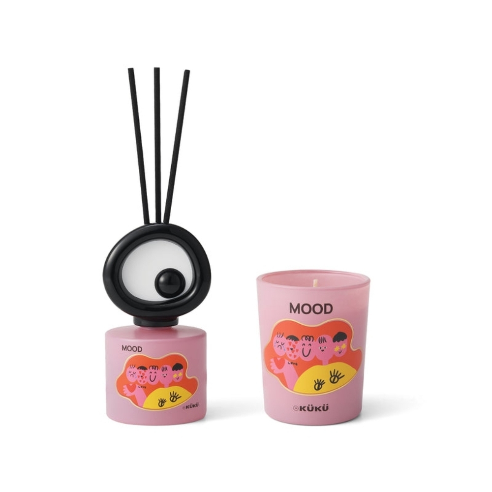 🆕️ WEKÜKÜ BIG EYE Scented Candle & Fragrance Diffuser - Mood (Tomato Leaves)